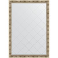 Зеркало Evoform Exclusive-G 187х132 с гравировкой в багетной раме - Серебряный акведук 93 мм арт-BY 4497 — фото 1, Зеркала в ванную комнату