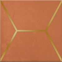 Керамический декор Kerama Marazzi Витраж оранжевый OP\D181\17066 15х15 см арт-OP\D181\17066 — фото 1, Керамическая плитка