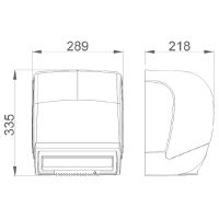 Диспенсер для бумажных полотенец Nofer Белый арт-04004.2.W — фото 2, Диспенсеры бумажных полотенец