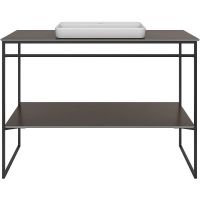 Консоль под раковину Kerama Marazzi Plaza Next 120 PL.N.120.01\BLK.M Черная матовая арт-PL.N.120.01\BLK.M — фото 1, Консоли для раковины