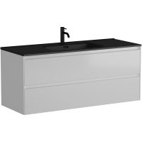 Тумба под раковину Sancos Cento 120 подвесная Белый глянец арт-CN120-1W — фото 2, Тумбы под раковину