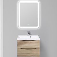 Тумба под раковину BelBagno Marino 60 подвесная Rovere Bianco арт-MARINO-600-2C-SO-WO-P — фото 1, Тумбы под раковину