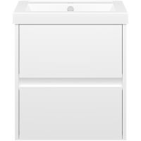 Тумба с раковиной Misty Алиса 50 подвесная Белая арт-УТ000011217 — фото 2, Тумбы с раковиной