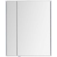 Зеркальный шкаф Aquanet Августа 75 подвесной Белый арт-210010 — фото 1, Зеркальные шкафы в ванную