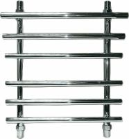 Водяной полотенцесушитель Ника Bamboo Хром арт-ЛБ 3 60/50 — фото 2, Водяные полотенцесушители