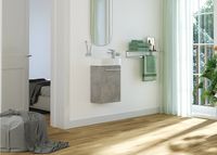 Тумба под раковину Creto Pollino 37 подвесная Beton арт-15-1418-1419B — фото 4, Тумбы под раковину