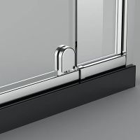 Душевая дверь Veconi Vianno VN-32 90 профиль Хром стекло прозрачное арт-VN32-90-01-C5 — фото 3, Распашные душевые двери