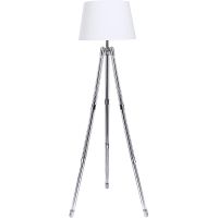 Торшер Artelamp Wasat Белый Хром Прозрачный арт-A4023PN-1CC — фото 1, Торшеры