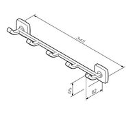 Товар: Вешалка для полотенец AM.PM Gem Хром арт-A9035900 - фото 8 Вешалка для полотенец AM.PM Gem Хром арт-A9035900 — фото 8, Крючки для полотенец
