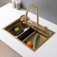 Товар: Кухонная мойка Abber Wasser Kreis 68 Золото матовое арт-AF2194G - фото 1 Кухонная мойка Abber Wasser Kreis 68 Золото матовое арт-AF2194G — фото 1, Кухонные мойки