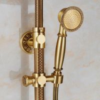 Душевая система ZorG Antic Бронза арт-A 201DS-BR — фото 4, Душевые стойки