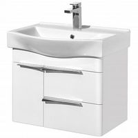 Тумба под раковину Aquaton Беверли 65 подвесная Белый глянец арт-1A235301BV010 — фото 1, Тумбы под раковину