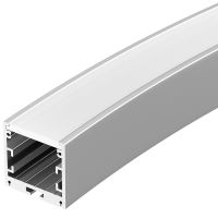 Профиль алюминиевый Arlight Arc накладной для радиусных светильников Серебристый арт-025477 — фото 1, Профили для светодиодных лент