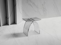 Стульчик для ванной Abber Kristall Прозрачный арт-AT1739Perle — фото 3, Сиденья