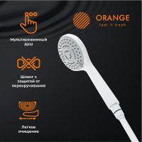 Комплект смесителей Orange Loop Белый арт-M26-311w — фото 4, Готовые комплекты для ванной комнаты