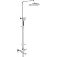 Душевая система Swedbe Hermes с термостатом Хром арт-9090 — фото 1, Душевые стойки
