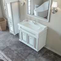 Тумба под раковину Caprigo Fresco 100 Белая матовая арт-10625CH-021.CRM.00.05 — фото 3, Тумбы под раковину