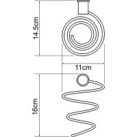 Держатель для фена WasserKRAFT Черный арт-K-1080B — фото 2, Держатели для фена