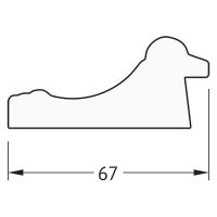 Зеркало Evoform Definite 136х76 в багетной раме - Состаренное золото 67 мм арт-BY 1106 — фото 5, Зеркала в ванную комнату