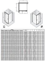 Душевой уголок New Trendy Avexa Chrome 120х110 L профиль Хром стекло прозрачное арт-EXK-1511 — фото 14, Прямоугольные душевые уголки
