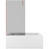 Товар: Шторка на ванну Allen Brau Infinity 3 80 профиль Медь браш стекло тонированное арт-3.21066.60.T - фото 2 Шторка на ванну Allen Brau Infinity 3 80 профиль Медь браш стекло тонированное арт-3.21066.60.T — фото 2, Неподвижные шторки для ванной