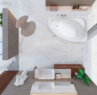 Акриловая ванна Vagnerplast Hapi 170x110 R Белая арт-VPBA170HAP3PX-04 — фото 3, Акриловые ванны