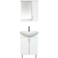 Тумба с раковиной Orange Лайт 50 Белая арт-LA-50TUW+RA — фото 9, Тумбы с раковиной