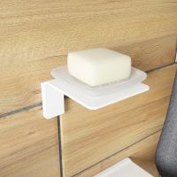 Мыльница Iddis Slide Белая матовая арт-SLIWTG0i42 — фото 3, Мыльницы