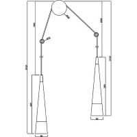Подвесной светильник Maytoni Pendant Sintesi Хром арт-P090WL-L24CH3K — фото 10, Подвесные светильники
