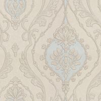 Обои Fipar Grand Classic Винил на флизелине (1,06*10,05) Бежевый/Голубой, Орнамент арт-R 28014 — фото 1, Обои для стен