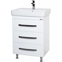 Тумба под раковину Bellezza Рокко 50 Белая арт-4633706310010 — фото 1, Тумбы под раковину