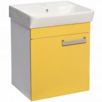 Тумба с раковиной Veedi Compact Line 45 подвесная Желтая Белая арт-14000012 — фото 2, Тумбы с раковиной