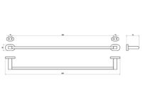 Полотенцедержатель Ravak Chrome CR 310.00 Хром арт-X07P192 — фото 2, Полотенцедержатели