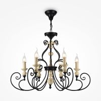 Товар: Люстра Maytoni House Karina Черная Бежевая арт-H631-PL-06-B - фото 5 Люстра Maytoni House Karina Черная Бежевая арт-H631-PL-06-B — фото 5, Люстры