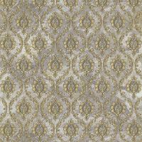 Обои Decori-Decori Carrara 2 Винил на флизелине (1,06*10,05) Серый/Золотой, Дамаск арт-83652 — фото 1, Обои для стен