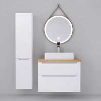 Товар: Тумба под раковину Jorno Wood 80 подвесная Белая арт-Wood.01.80/P/W - фото 8 Тумба под раковину Jorno Wood 80 подвесная Белая арт-Wood.01.80/P/W — фото 8, Тумбы под раковину