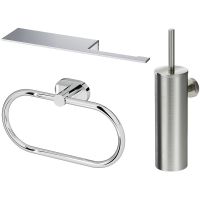 Набор аксессуаров для ванной AM.PM Sense L Хром арт-AK74T0503W — фото 1, Наборы аксессуаров для ванной комнаты