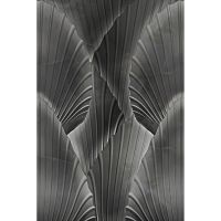 Панно Zambaiti Parati Trussardi VII Винил на флизелине (2*3) Черный/Серый, Абстракция/Листья арт-18972 — фото 1, Обои для стен