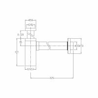 Сифон для раковины Allen Brau Infinity Хром арт-5.21027-00 — фото 4, Сифоны для раковины