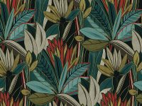 Панно Zambaiti Parati Satin Flowers IV Винил на флизелине (3*5,1) Разноцветный, Листья арт-Z66870 — фото 2, Обои для стен