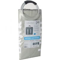 Корзина для белья Fixsen Серая арт-FX-1021 — фото 2, Корзины для белья