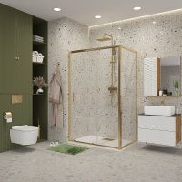 Товар: Душевой уголок Niagara Nova 120х70 профиль Холодное золото стекло прозрачное арт-NG-42-12AG-A70G - фото 2 Душевой уголок Niagara Nova 120х70 профиль Холодное золото стекло прозрачное арт-NG-42-12AG-A70G — фото 2, Прямоугольные душевые уголки