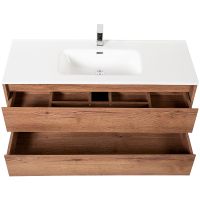 Тумба под раковину BelBagno Kraft 120 подвесная Rovere Tabacco арт-KRAFT-1200-2C-SO-RT — фото 4, Тумбы под раковину