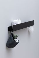 Металлическая полка Aquanet Магнум 90 Черная матовая арт-302222 — фото 4, Полки для ванной и душа