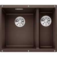Кухонная мойка Blanco Subline 340/160-U L Кофе арт-523557 — фото 1, Кухонные мойки