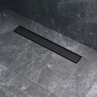 Душевой лоток AM.PM MasterFlow 50 с Черной матовой решеткой / под плитку Tile арт-W01SC-U11-050-04BM — фото 8, Душевые лотки