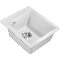 Кухонная мойка Milacio Murcia 42 Cuarzo Белая арт-MC.77042 — фото 1, Кухонные мойки