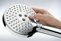 Товар: Душевая система Hansgrohe Raindance Select S Showerpipe с термостатом Черная матовая арт-27633670 - фото 4 Душевая система Hansgrohe Raindance Select S Showerpipe с термостатом Черная матовая арт-27633670 — фото 4, Душевые стойки