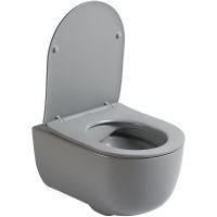 Унитаз Vincea Evo подвесной Серый матовый с сиденьем Микролифт арт-VT1-34SMG — фото 2, Подвесные унитазы
