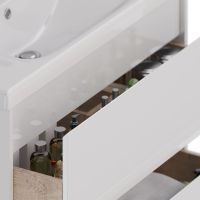 Тумба под раковину Lemark Combi 100 подвесная Белый глянец арт-LM03C100T — фото 4, Тумбы под раковину